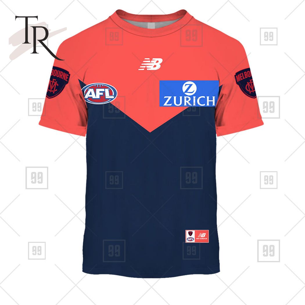 Personalized Home Guernsey 2023 AFL Melbourne Demons Hoodie - Famjoys Personalized Home Guernsey 2023 AFL Melbourne Demons Hoodie - Famjoys