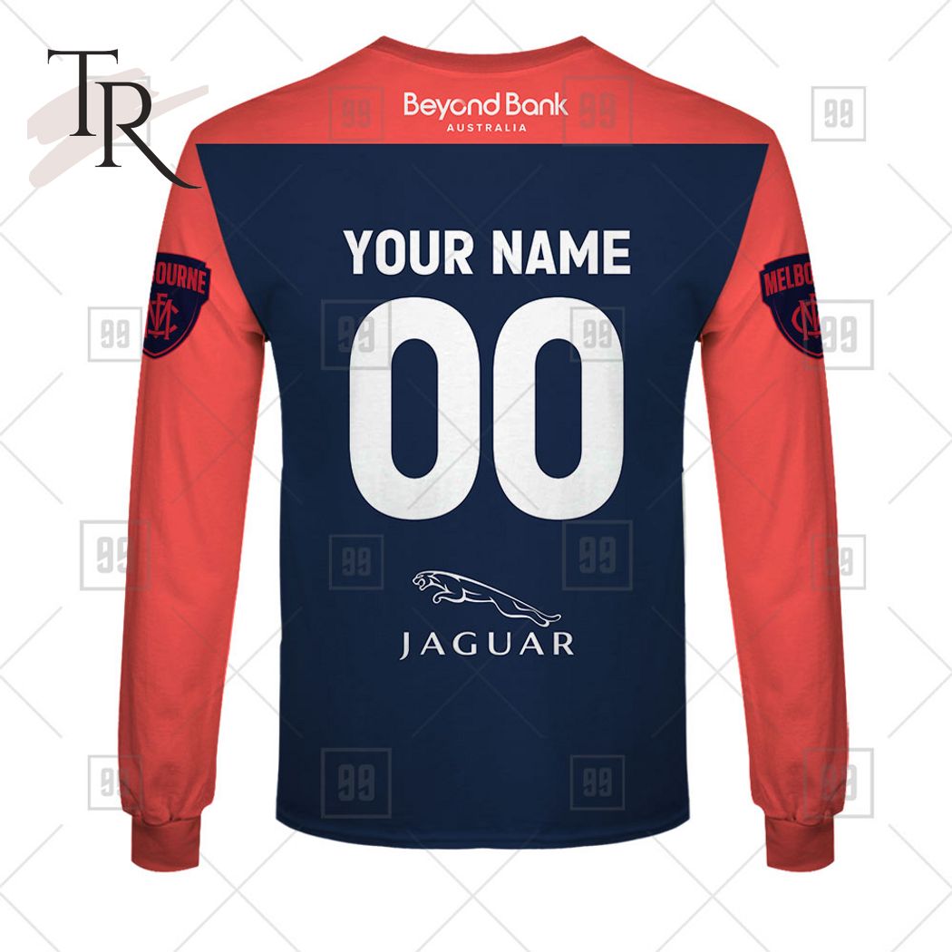 Personalized Home Guernsey 2023 AFL Melbourne Demons Hoodie - Famjoys Personalized Home Guernsey 2023 AFL Melbourne Demons Hoodie - Famjoys