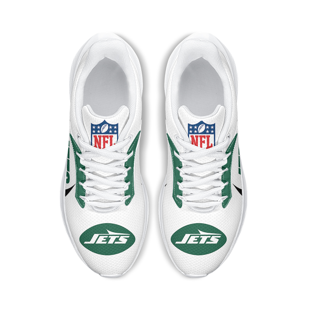 Personalized New York Jets Running Sneakers - Famjoys Personalized New York Jets Running Sneakers - Famjoys