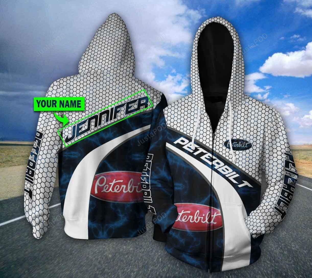 Personalized Peterbilt Hoodie & Zip Hoodie - Famjoys Personalized Peterbilt Hoodie & Zip Hoodie - Famjoys
