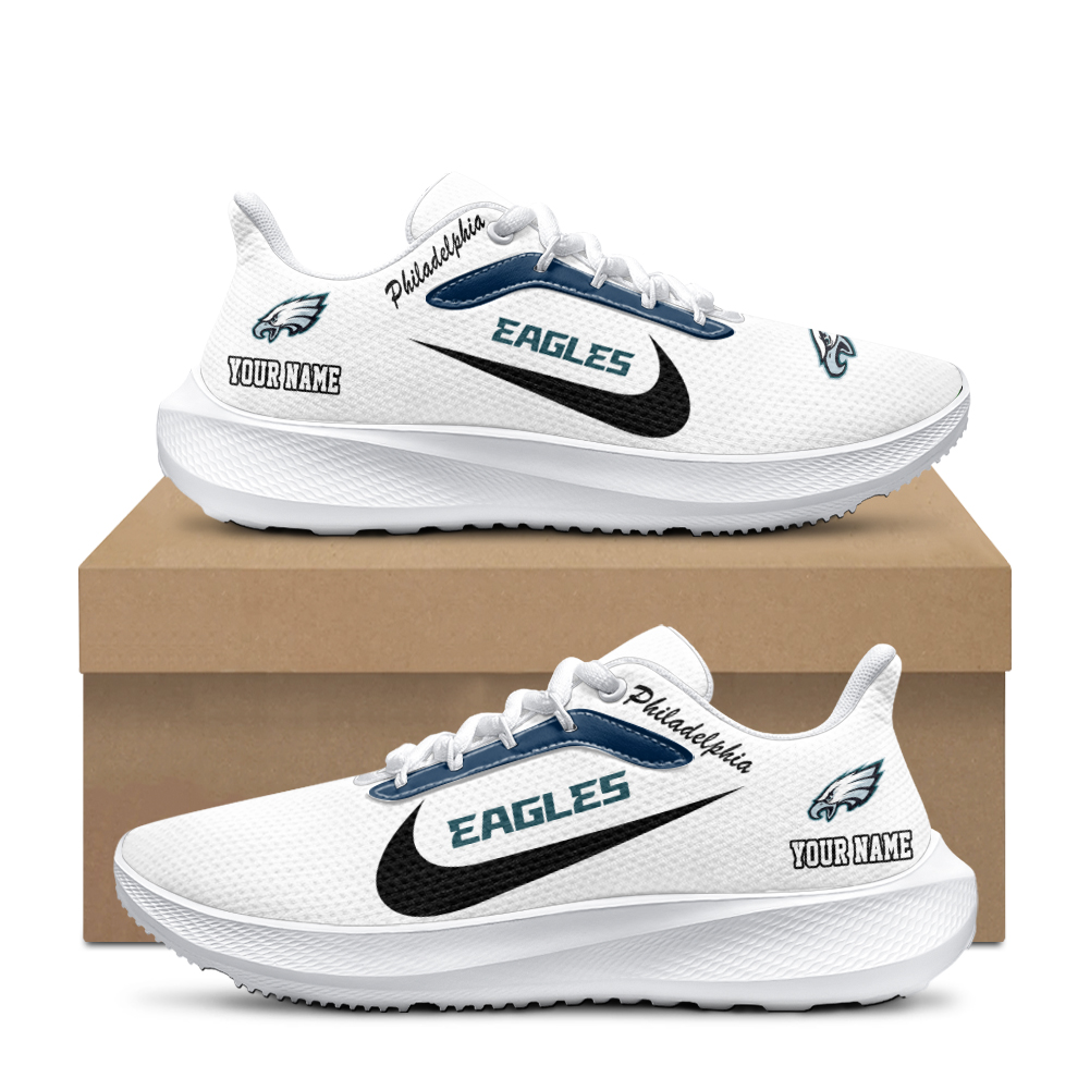 Personalized Philadelphia Eagles Running Sneakers - Famjoys Personalized Philadelphia Eagles Running Sneakers - Famjoys