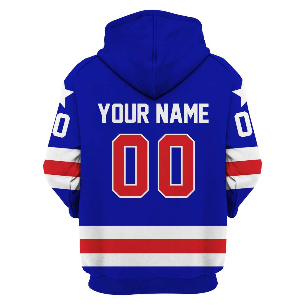 Personalized USA Hockey 3D Pullover Hoodie - Famjoys Personalized USA Hockey 3D Pullover Hoodie - Famjoys