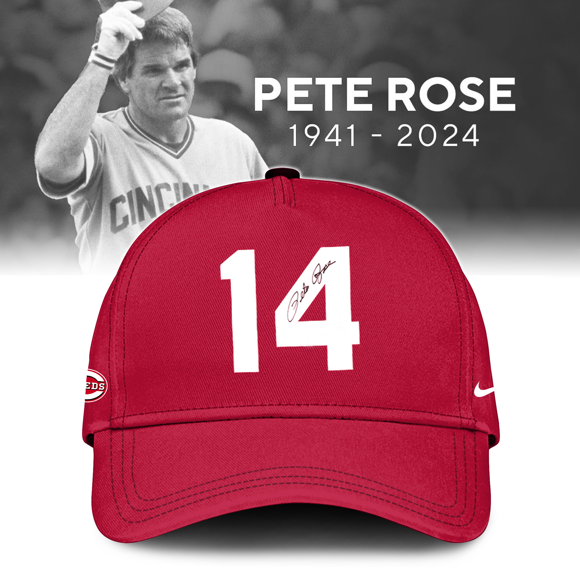 Pete Rose Cincinnati Reds The Hit King 1941 Thank You For The Memories Signatures - Famjoys Pete Rose Cincinnati Reds The Hit King 1941 Thank You For The Memories Signatures - Famjoys
