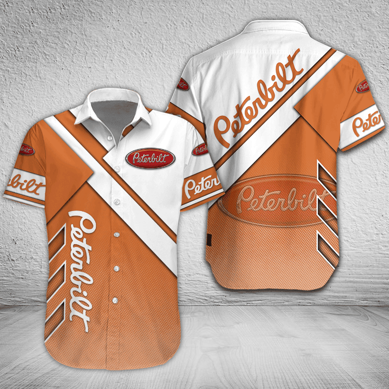 Peterbilt Button Shirt Custom Name, Multicolor - Famjoys Peterbilt Button Shirt Custom Name, Multicolor - Famjoys