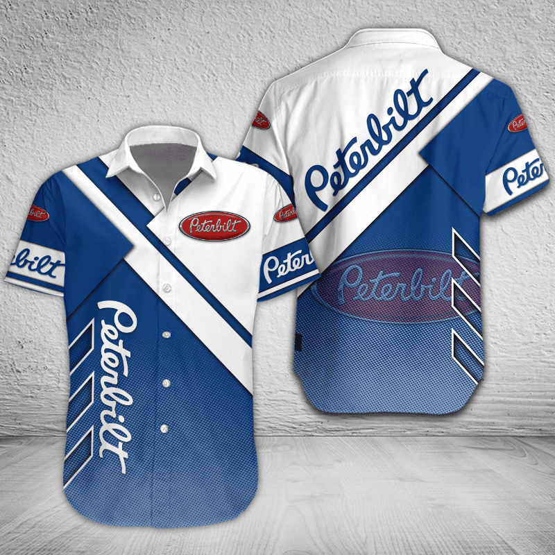 Peterbilt Button Shirt Custom Name, Multicolor - Famjoys Peterbilt Button Shirt Custom Name, Multicolor - Famjoys