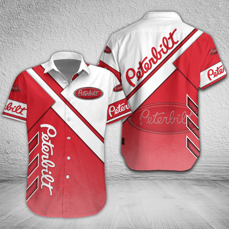 Peterbilt Button Shirt Custom Name, Multicolor - Famjoys Peterbilt Button Shirt Custom Name, Multicolor - Famjoys