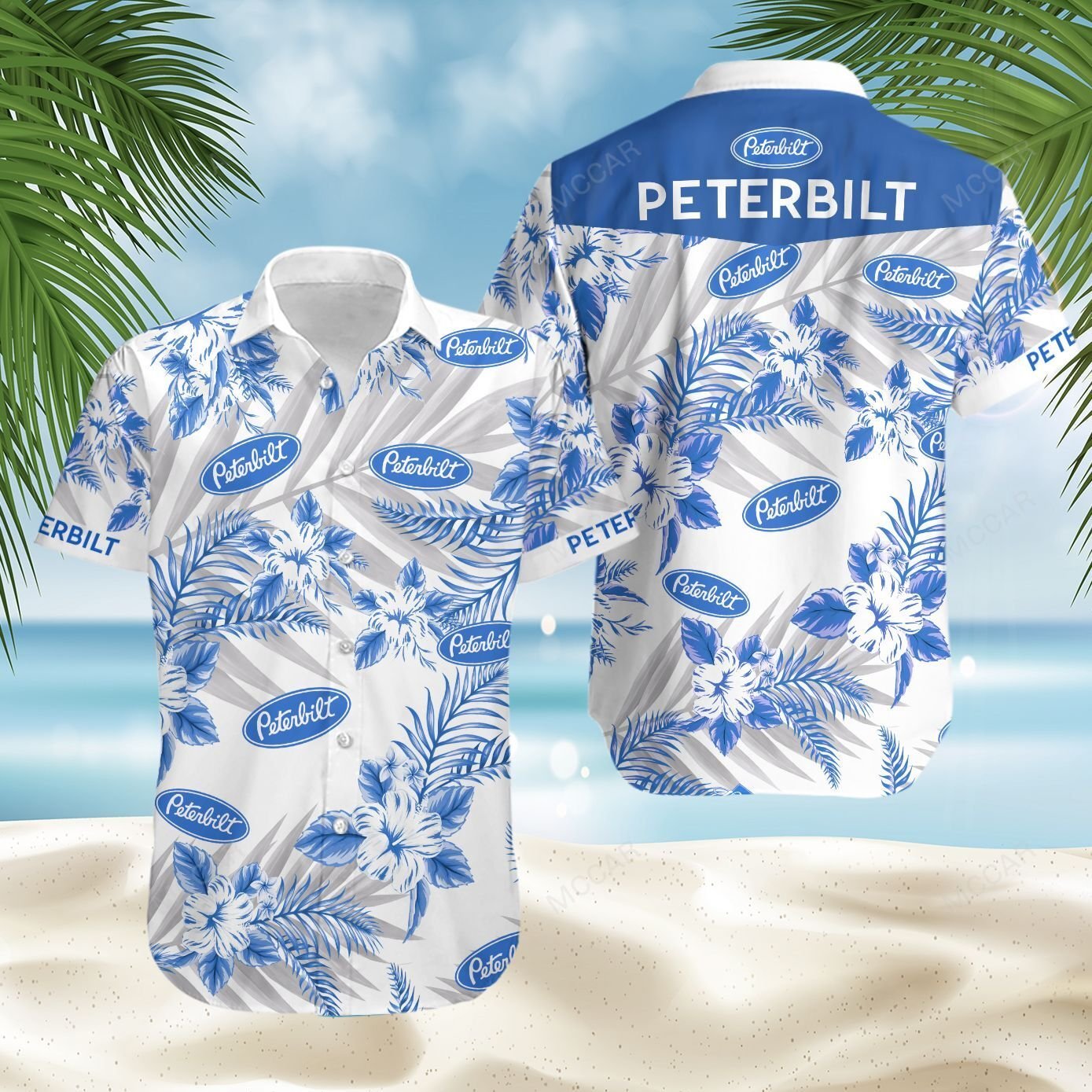 Peterbilt Floral Hawaiian Shirt - Famjoys Peterbilt Floral Hawaiian Shirt - Famjoys