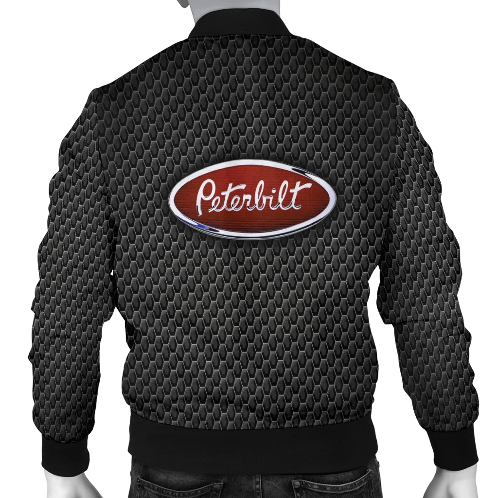 Peterbilt Men's Bomber Jacket - Famjoys Peterbilt Men's Bomber Jacket - Famjoys
