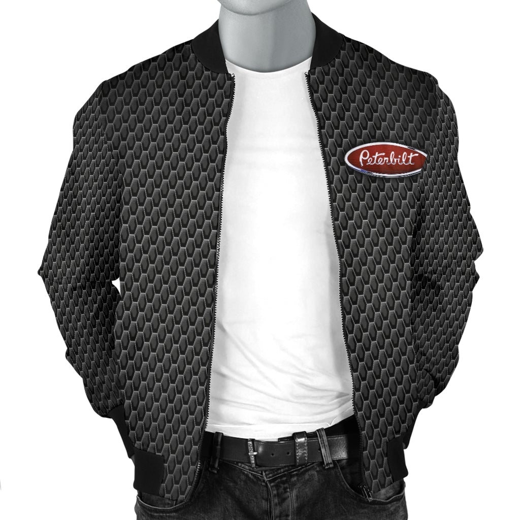 Peterbilt Men's Bomber Jacket - Famjoys Peterbilt Men's Bomber Jacket - Famjoys