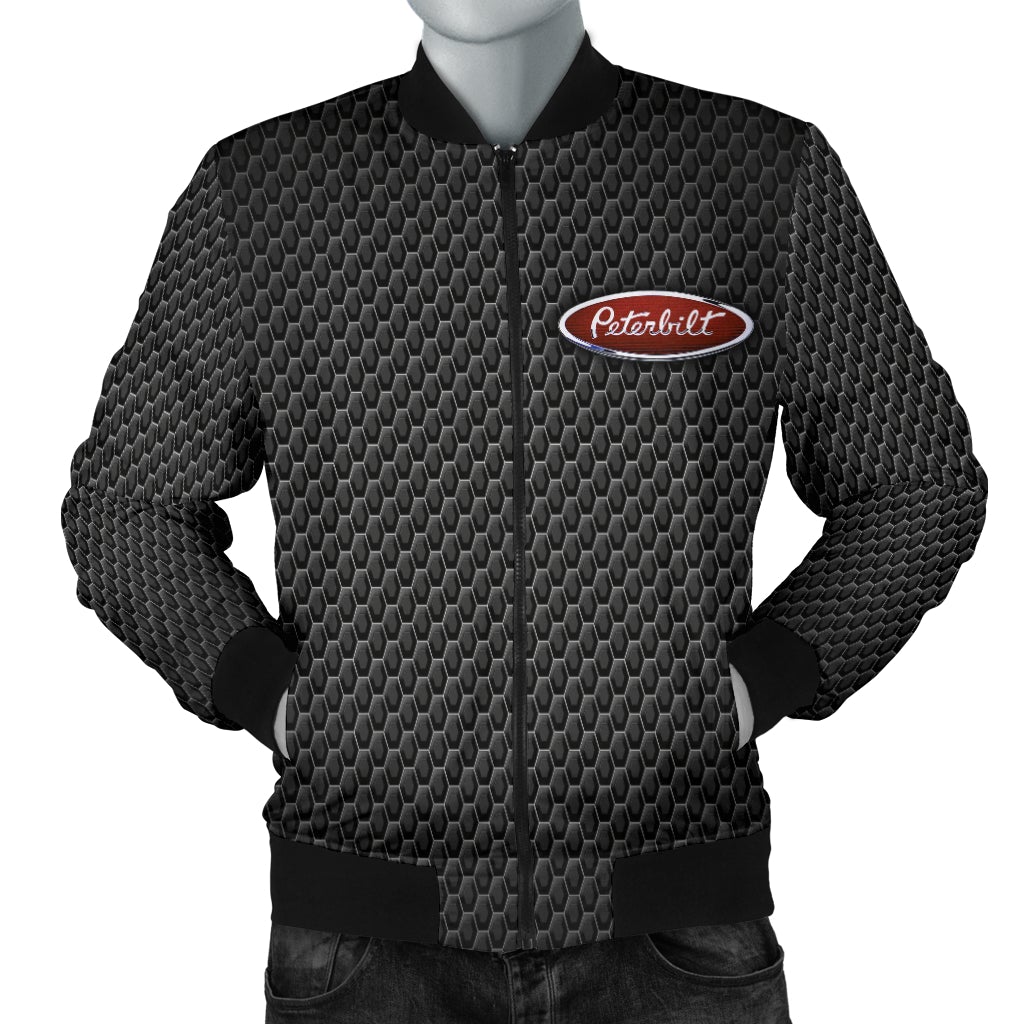Peterbilt Men's Bomber Jacket - Famjoys Peterbilt Men's Bomber Jacket - Famjoys