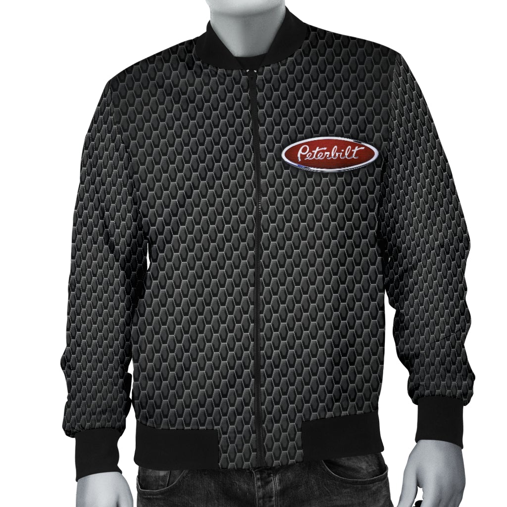 Peterbilt Men's Bomber Jacket - Famjoys Peterbilt Men's Bomber Jacket - Famjoys