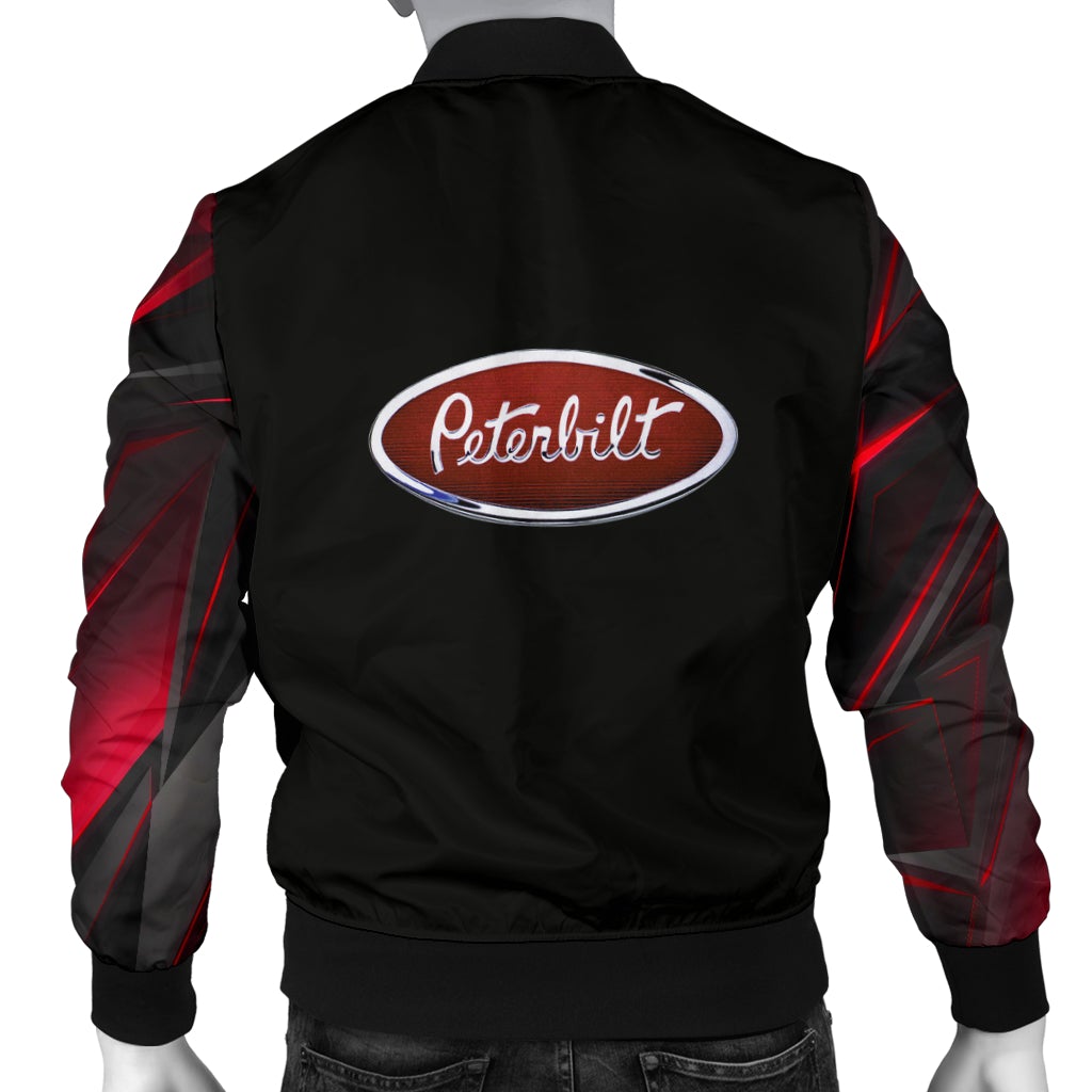 Peterbilt Men's Bomber Jacket New - Famjoys Peterbilt Men's Bomber Jacket New - Famjoys