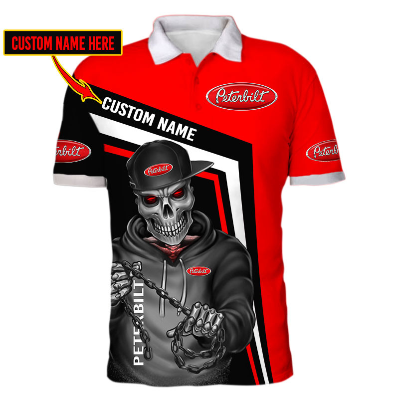 Peterbilt Skull Tshirt, sweatshirt, Polo, Hawaiian, Hoodie 3D Apparel Full Printing Custom Name - Famjoys Peterbilt Skull Tshirt, sweatshirt, Polo, Hawaiian, Hoodie 3D Apparel Full Printing Custom Name - Famjoys