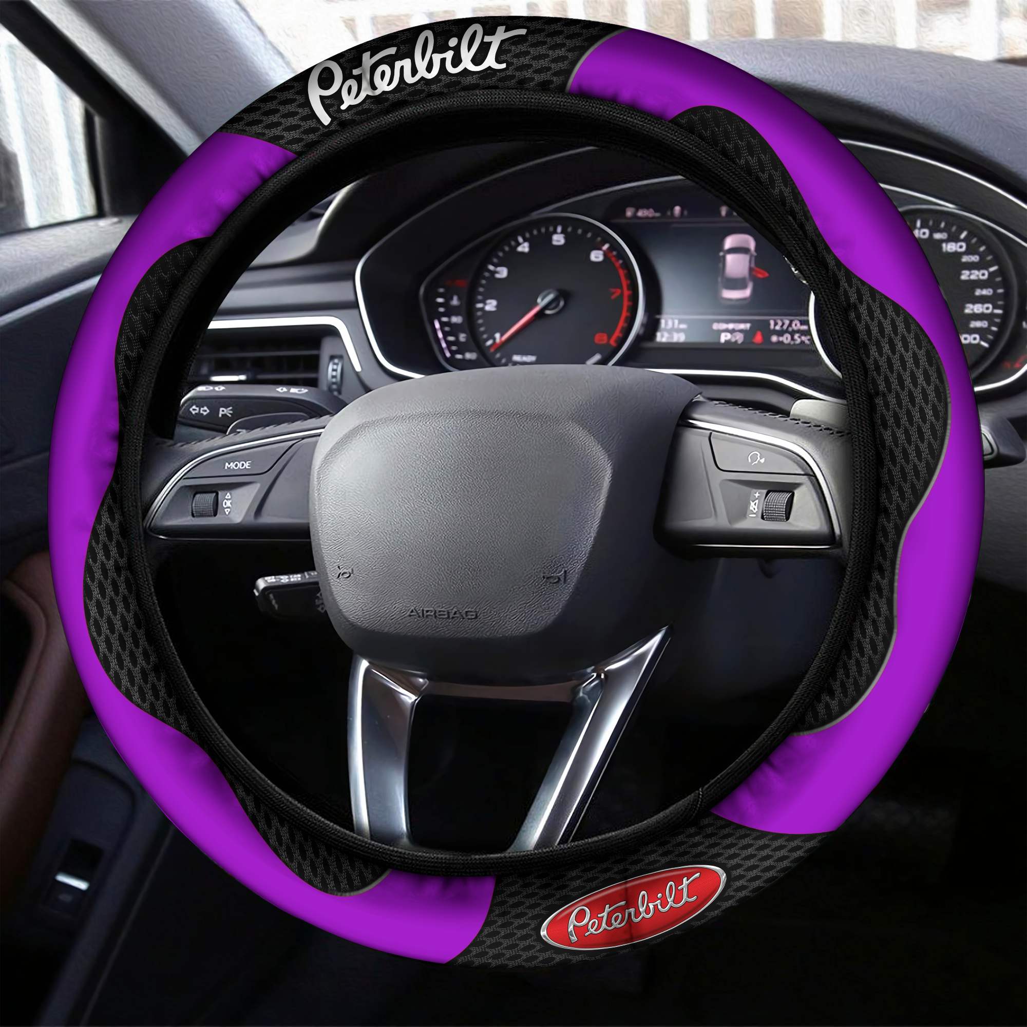 Peterbilt Steering Wheel Cover L1 - Famjoys Peterbilt Steering Wheel Cover L1 - Famjoys