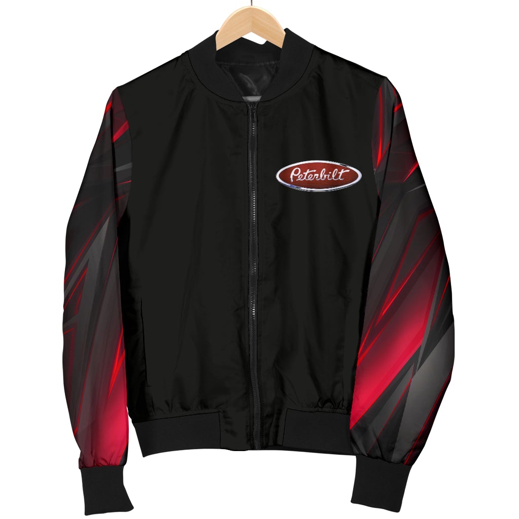 Peterbilt Women's Bomber Jacket New - Famjoys Peterbilt Women's Bomber Jacket New - Famjoys