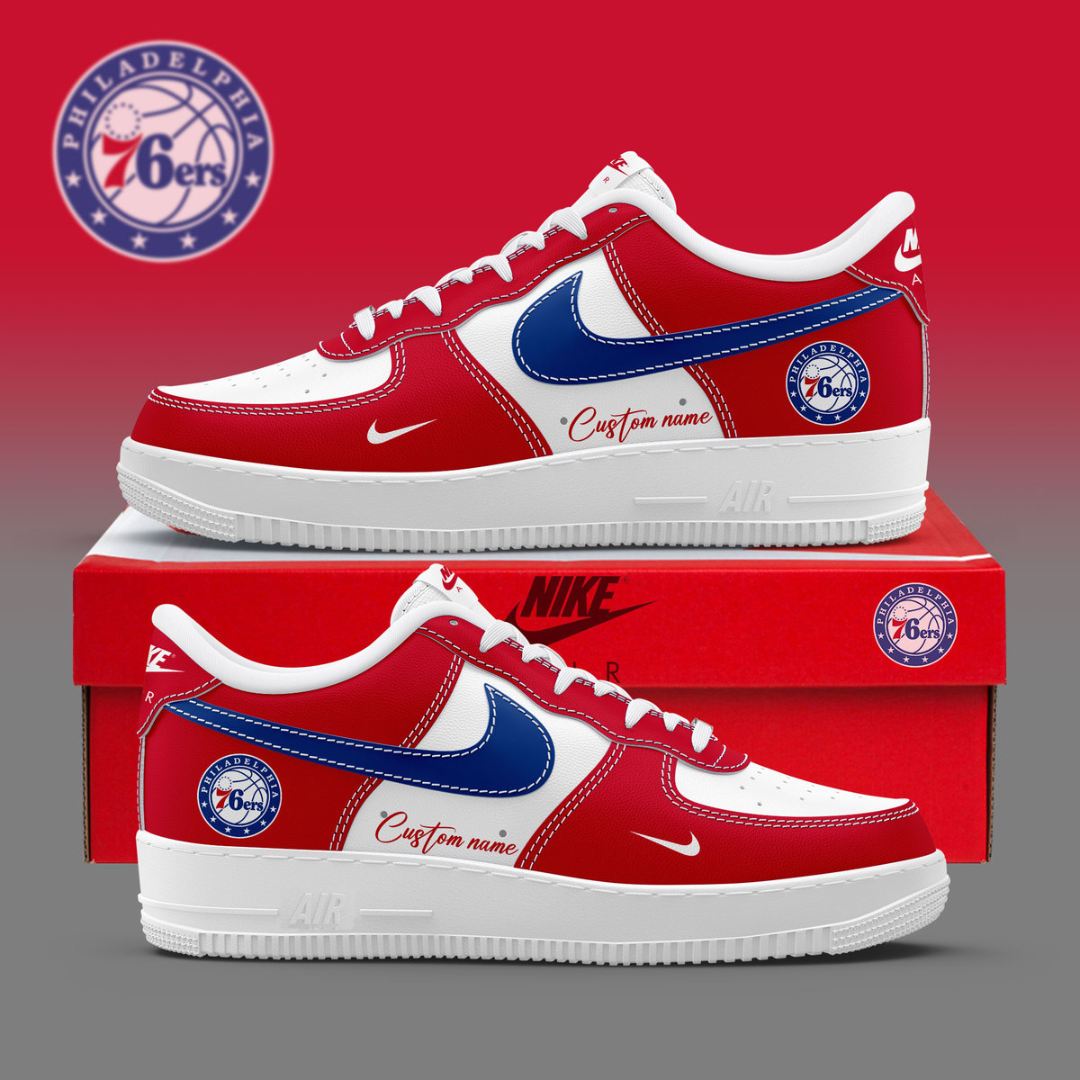 Philadelphia 76ers For Fans Shoes SP28032415ID10DS10 - Famjoys Philadelphia 76ers For Fans Shoes SP28032415ID10DS10 - Famjoys