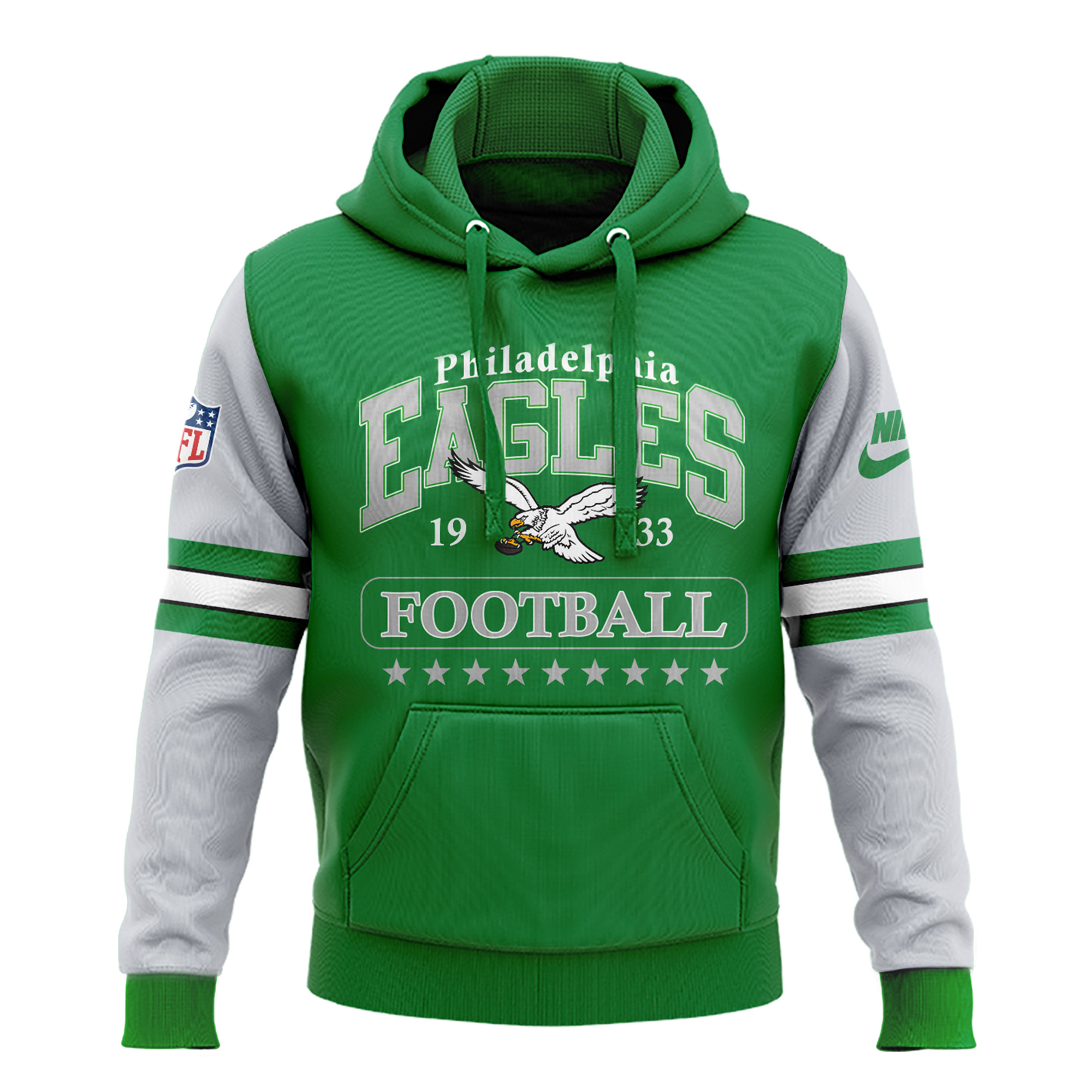 Philadelphia Eagle Hoodie 01 - Famjoys Philadelphia Eagle Hoodie 01 - Famjoys