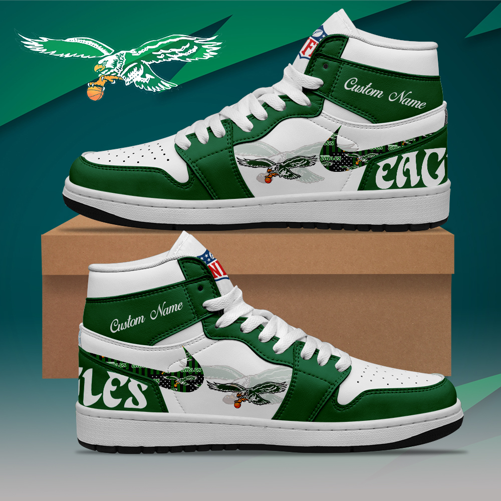 Philadelphia Eagle Shoes 01 - Famjoys Philadelphia Eagle Shoes 01 - Famjoys