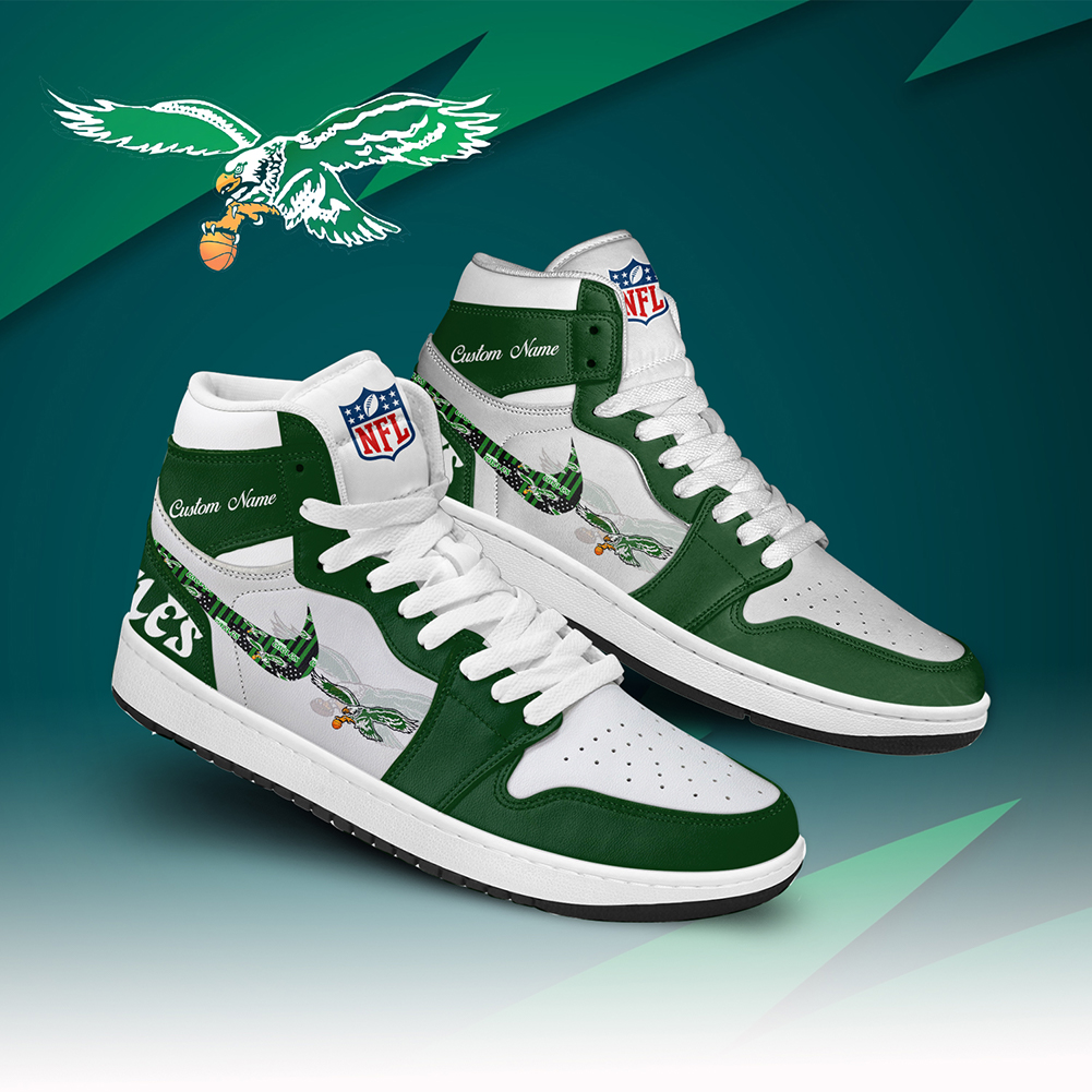 Philadelphia Eagle Shoes 01 - Famjoys Philadelphia Eagle Shoes 01 - Famjoys
