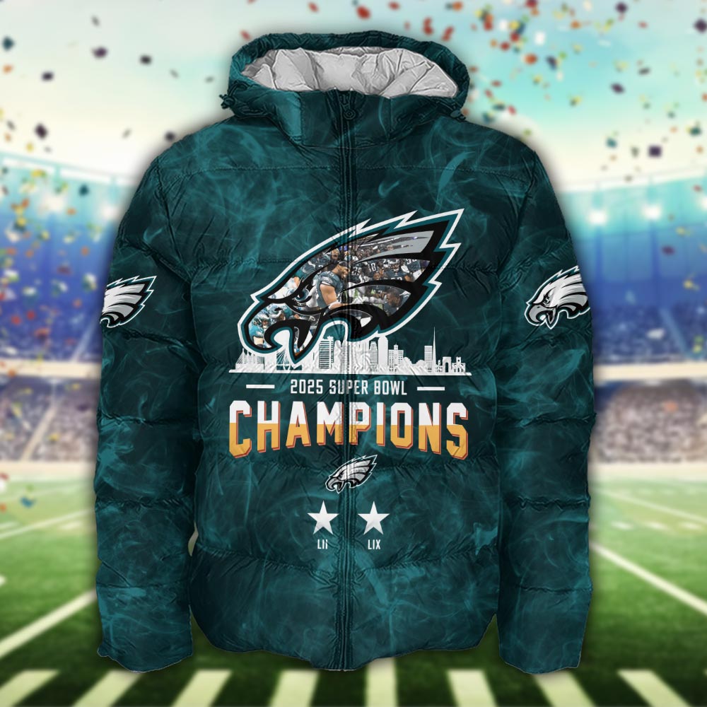 Philadelphia Eagles 2025 Super Bowl Champions - Famjoys Philadelphia Eagles 2025 Super Bowl Champions - Famjoys
