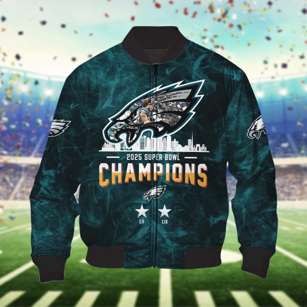 Philadelphia Eagles 2025 Super Bowl Champions - Famjoys Philadelphia Eagles 2025 Super Bowl Champions - Famjoys