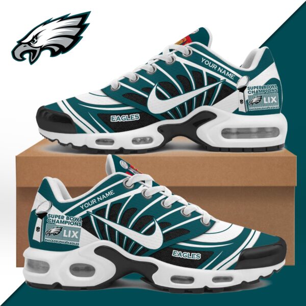 Philadelphia Eagles 2025 Super Bowl LIX Champions Air Max Plus Sport Custom Sneakers - Famjoys Philadelphia Eagles 2025 Super Bowl LIX Champions Air Max Plus Sport Custom Sneakers - Famjoys