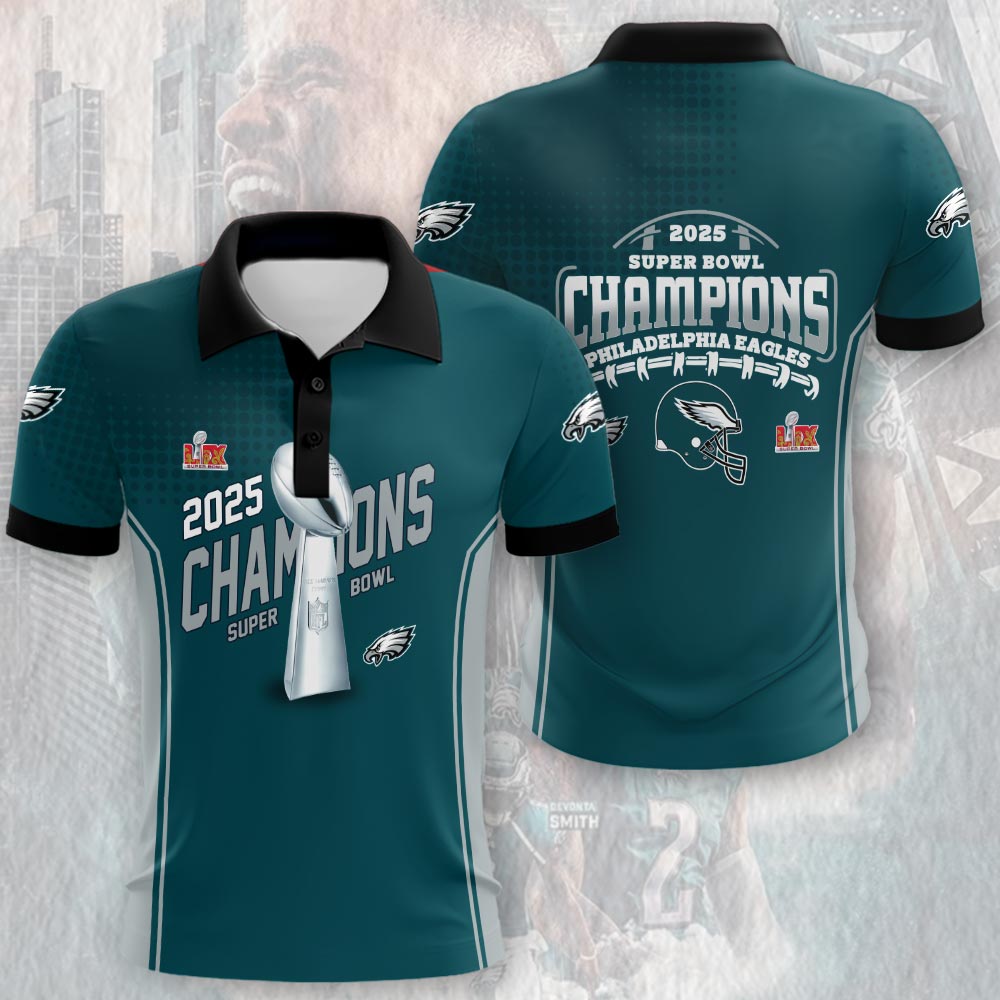 Philadelphia Eagles 2025 Super Bowl LIX Champions - Famjoys Philadelphia Eagles 2025 Super Bowl LIX Champions - Famjoys