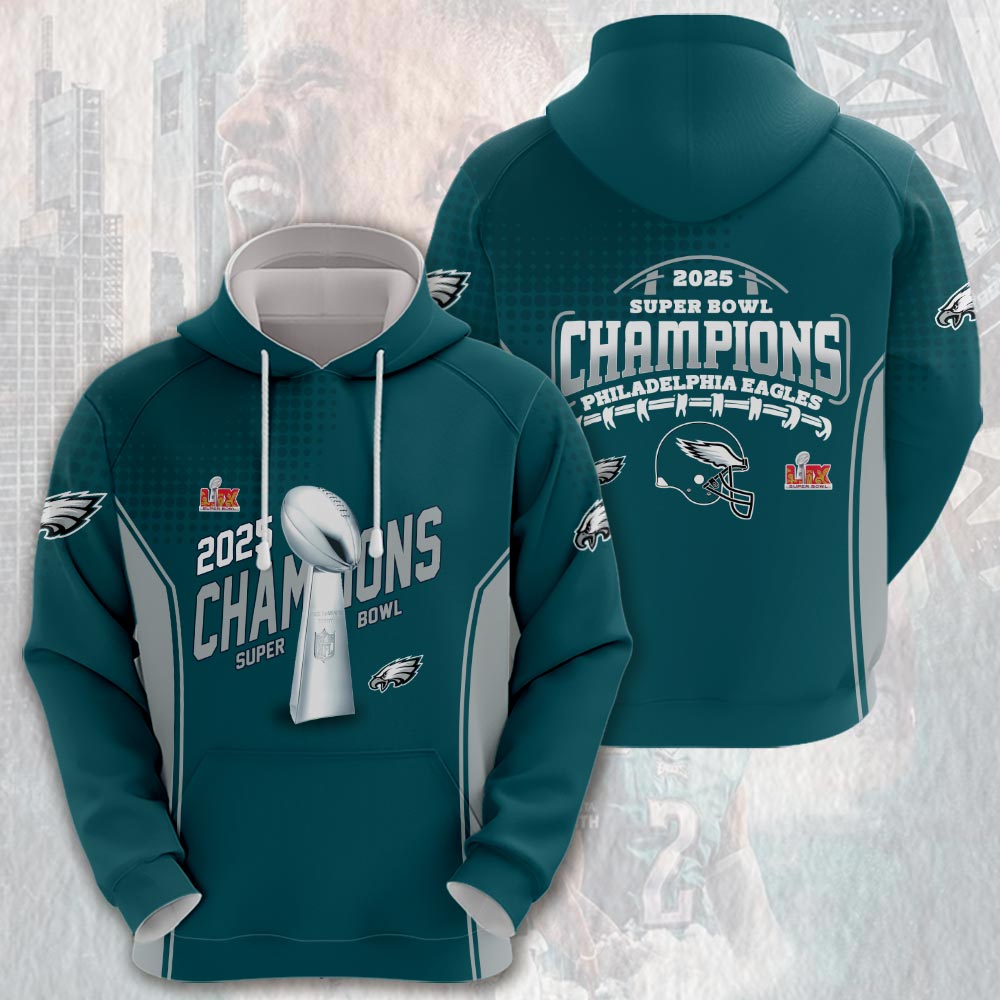 Philadelphia Eagles 2025 Super Bowl LIX Champions - Famjoys Philadelphia Eagles 2025 Super Bowl LIX Champions - Famjoys