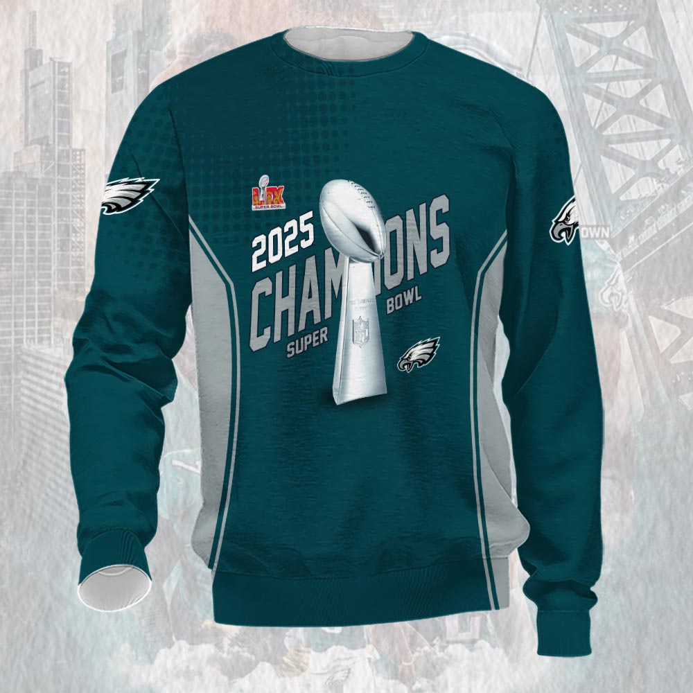 Philadelphia Eagles 2025 Super Bowl LIX Champions - Famjoys Philadelphia Eagles 2025 Super Bowl LIX Champions - Famjoys