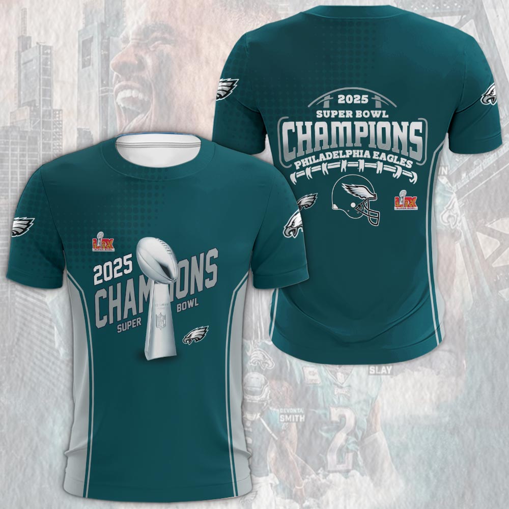 Philadelphia Eagles 2025 Super Bowl LIX Champions - Famjoys Philadelphia Eagles 2025 Super Bowl LIX Champions - Famjoys
