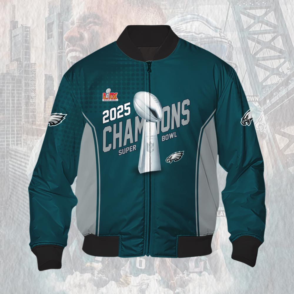 Philadelphia Eagles 2025 Super Bowl LIX Champions - Famjoys Philadelphia Eagles 2025 Super Bowl LIX Champions - Famjoys