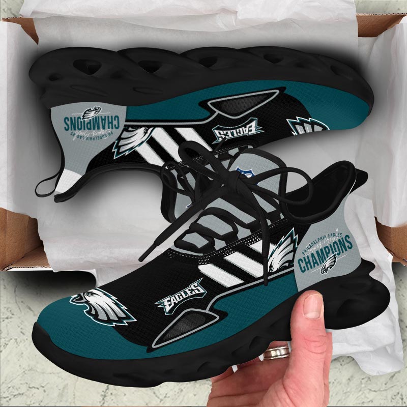 Philadelphia Eagles 2025 Super Bowl LIX Champions Max Soul Shoes - Famjoys Philadelphia Eagles 2025 Super Bowl LIX Champions Max Soul Shoes - Famjoys