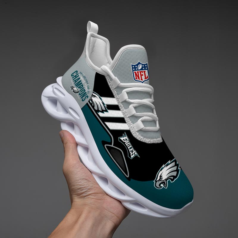 Philadelphia Eagles 2025 Super Bowl LIX Champions Max Soul Shoes - Famjoys Philadelphia Eagles 2025 Super Bowl LIX Champions Max Soul Shoes - Famjoys