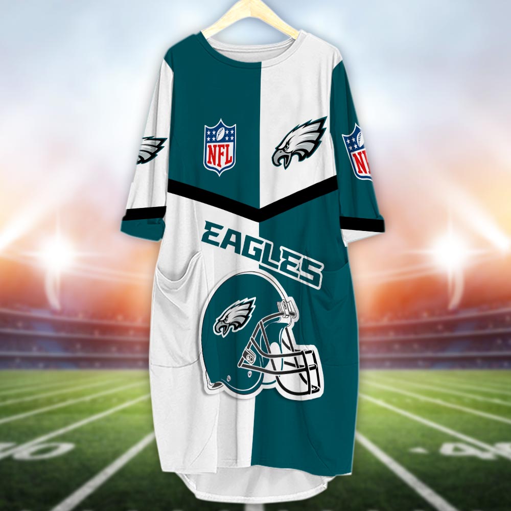 Philadelphia Eagles 3D Caftan - Famjoys Philadelphia Eagles 3D Caftan - Famjoys