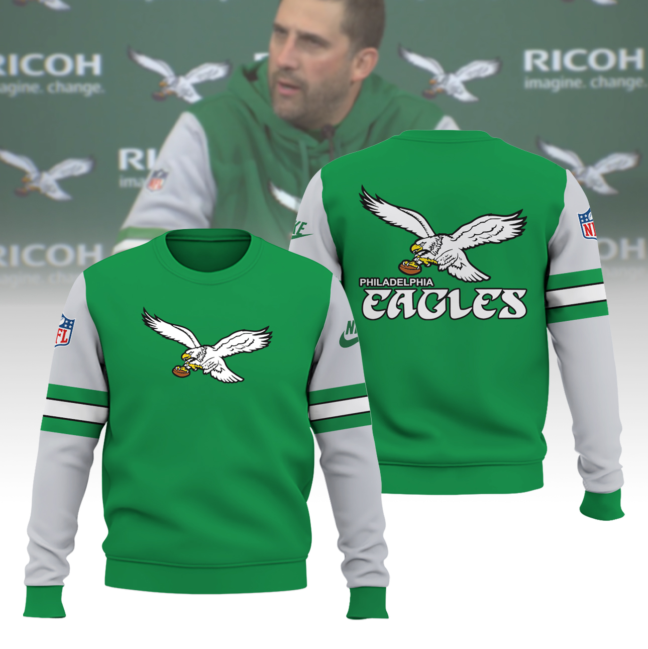 Philadelphia Eagles 3D Full Printing