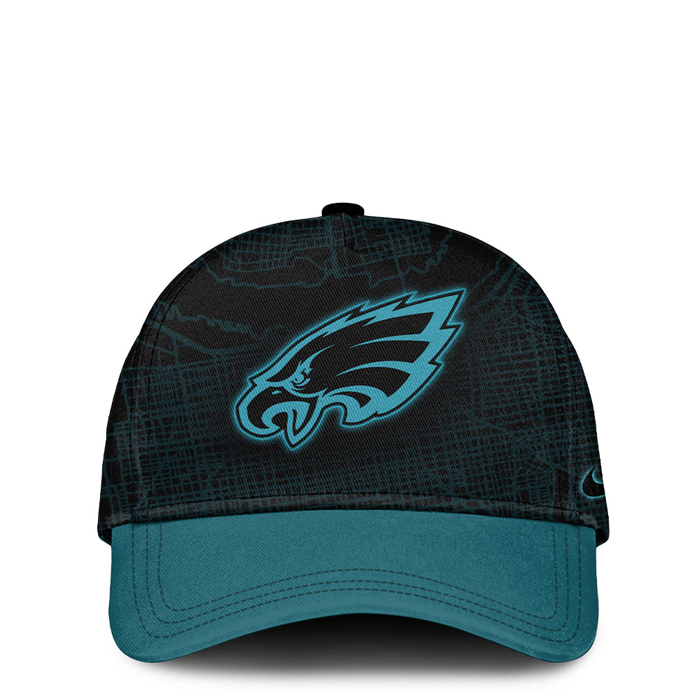 Philadelphia Eagles ALL BLACK Hoodie - Famjoys Philadelphia Eagles ALL BLACK Hoodie - Famjoys
