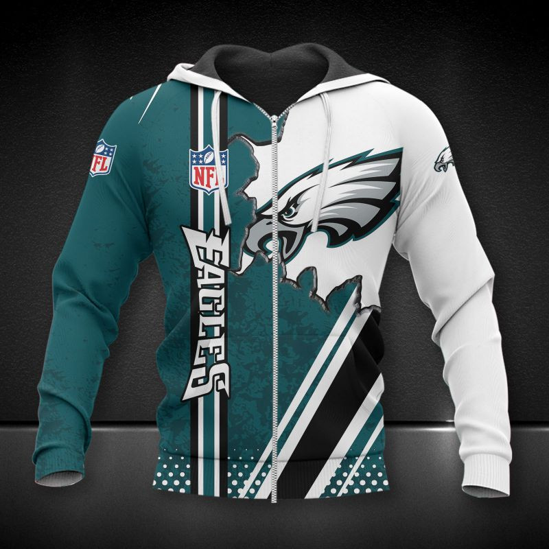 Philadelphia Eagles All Over Print Caftan3703 - Famjoys Philadelphia Eagles All Over Print Caftan3703 - Famjoys