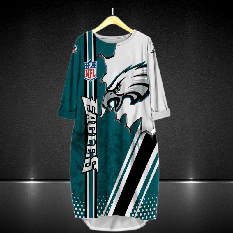 Philadelphia Eagles All Over Print Caftan3703 - Famjoys Philadelphia Eagles All Over Print Caftan3703 - Famjoys