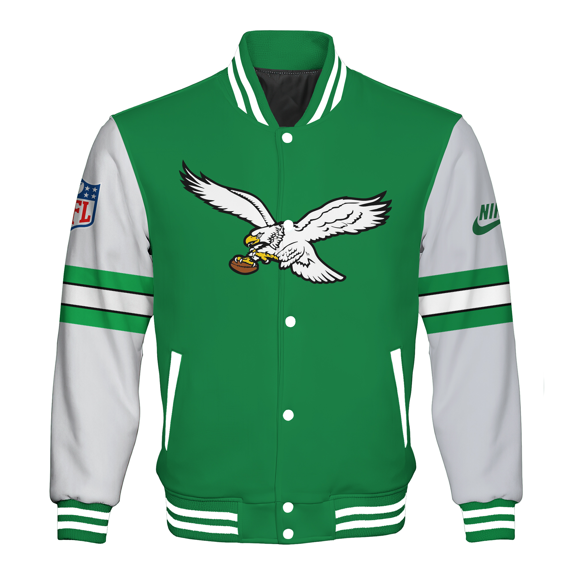 Philadelphia Eagles Bbomber Jacket Limited 01 - Famjoys Philadelphia Eagles Bbomber Jacket Limited 01 - Famjoys
