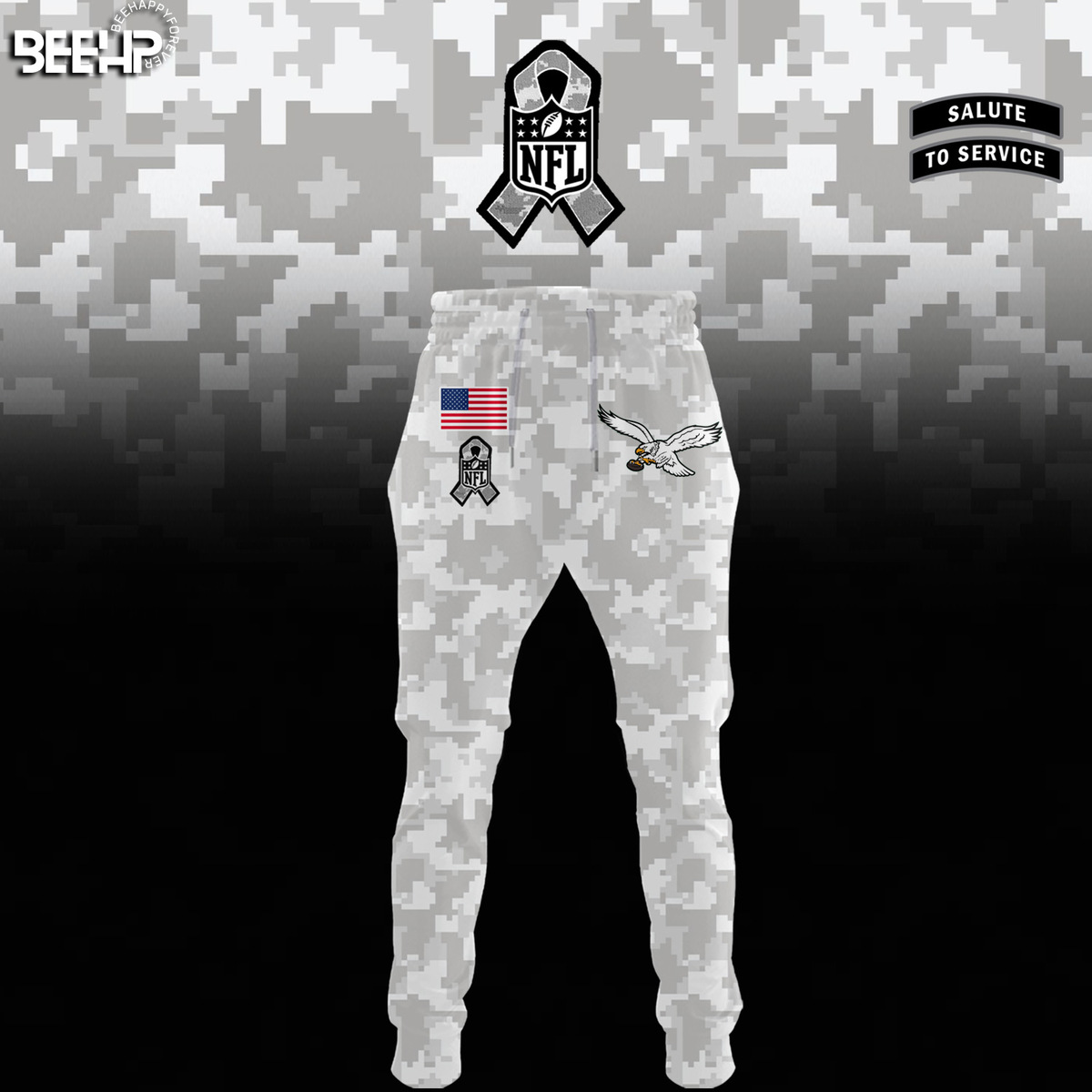 Philadelphia Eagles Camo Salute to Service Combo - Famjoys Philadelphia Eagles Camo Salute to Service Combo - Famjoys