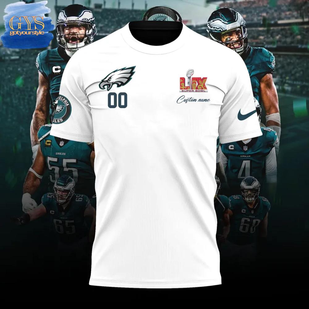 Philadelphia Eagles Champions Super Bowl LIX 2025 Special White Shirt - Famjoys Philadelphia Eagles Champions Super Bowl LIX 2025 Special White Shirt - Famjoys