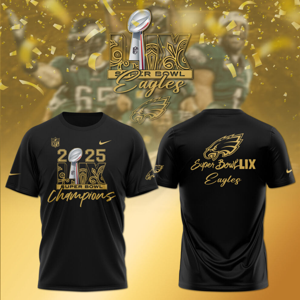 Philadelphia Eagles CHAMPIONS SUPER BOWL LIX 2025 Tee Edition - Famjoys Philadelphia Eagles CHAMPIONS SUPER BOWL LIX 2025 Tee Edition - Famjoys