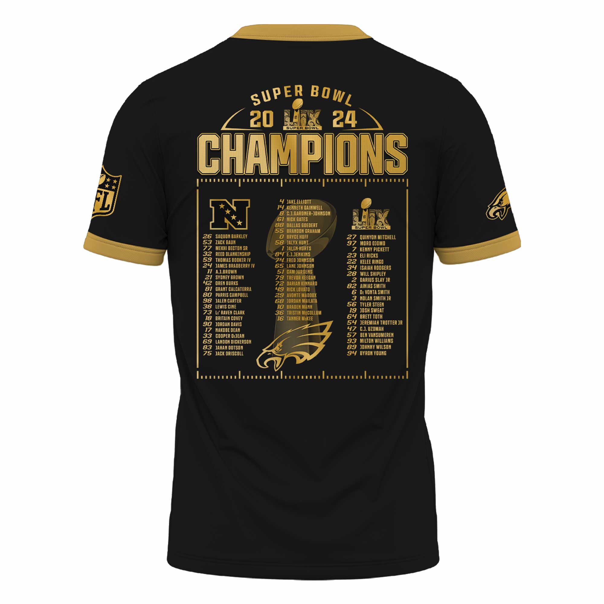 Philadelphia Eagles CHAMPIONS SUPER BOWL LIX 2025 Tee Edition - Famjoys Philadelphia Eagles CHAMPIONS SUPER BOWL LIX 2025 Tee Edition - Famjoys