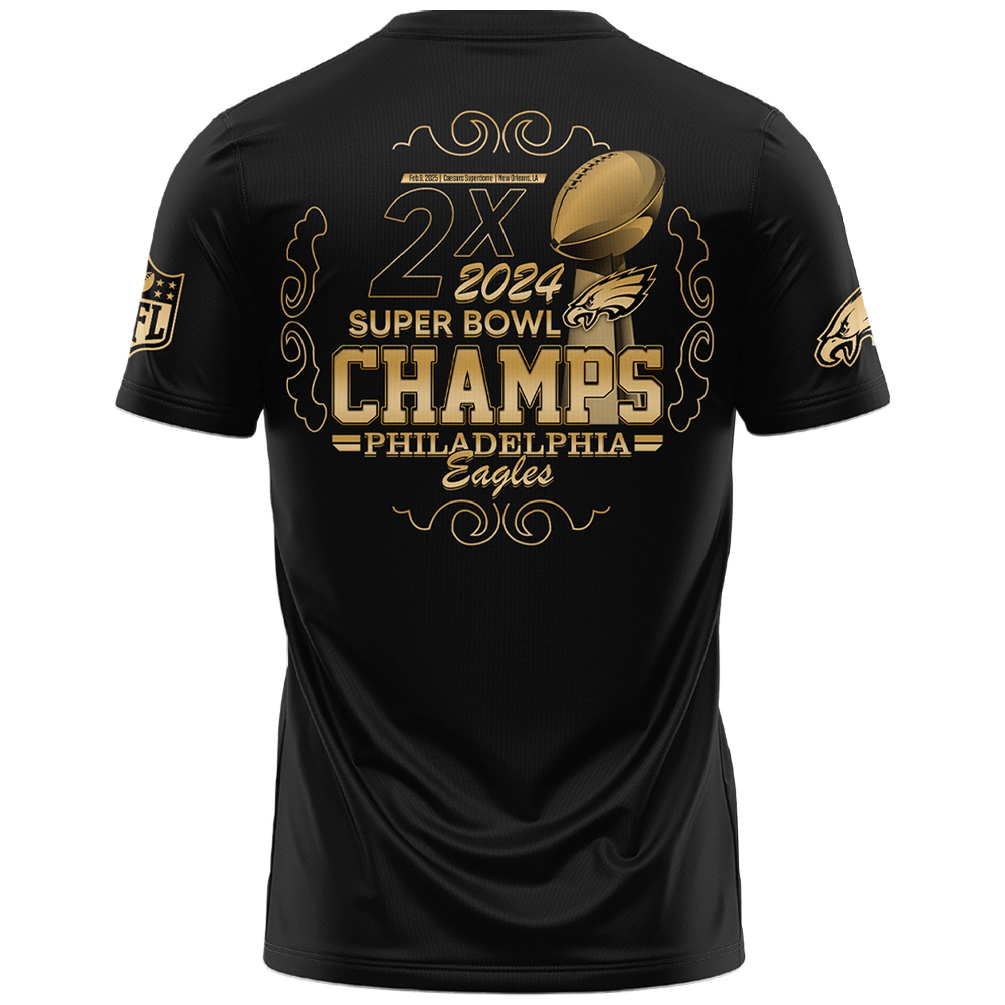 Philadelphia Eagles CHAMPIONS SUPER BOWL LIX 2025 Tee Edition - Famjoys Philadelphia Eagles CHAMPIONS SUPER BOWL LIX 2025 Tee Edition - Famjoys