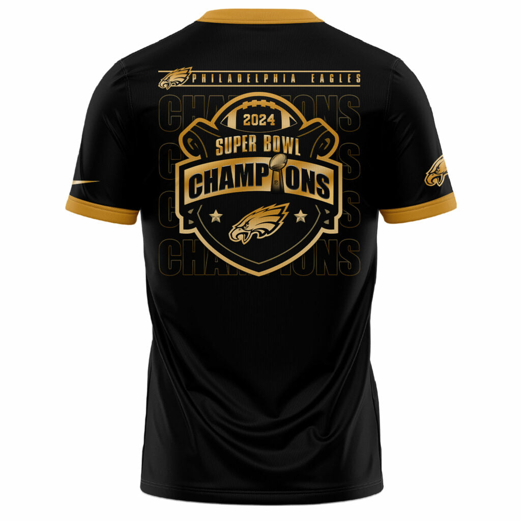 Philadelphia Eagles CHAMPIONS SUPER BOWL LIX 2025 Tee Edition - Famjoys Philadelphia Eagles CHAMPIONS SUPER BOWL LIX 2025 Tee Edition - Famjoys