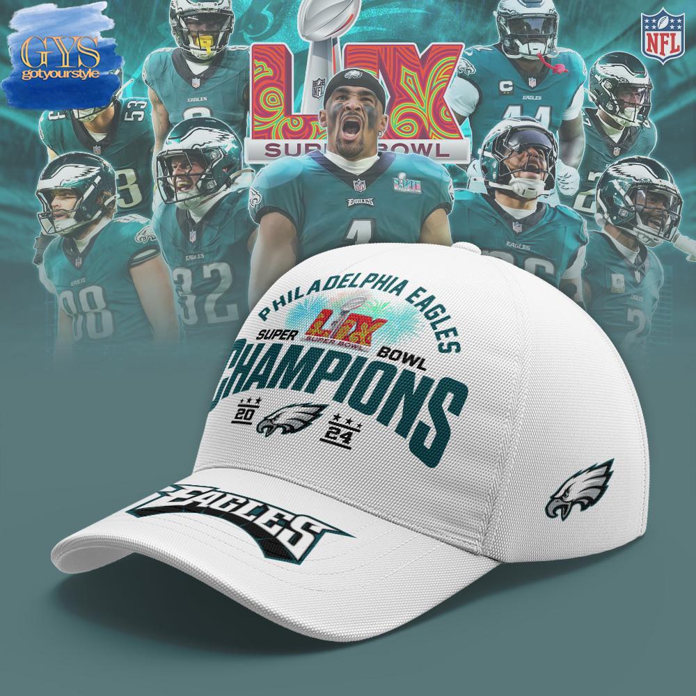 Philadelphia Eagles Champions Super Bowl LIX Special Edition Classic Cap - Famjoys Philadelphia Eagles Champions Super Bowl LIX Special Edition Classic Cap - Famjoys