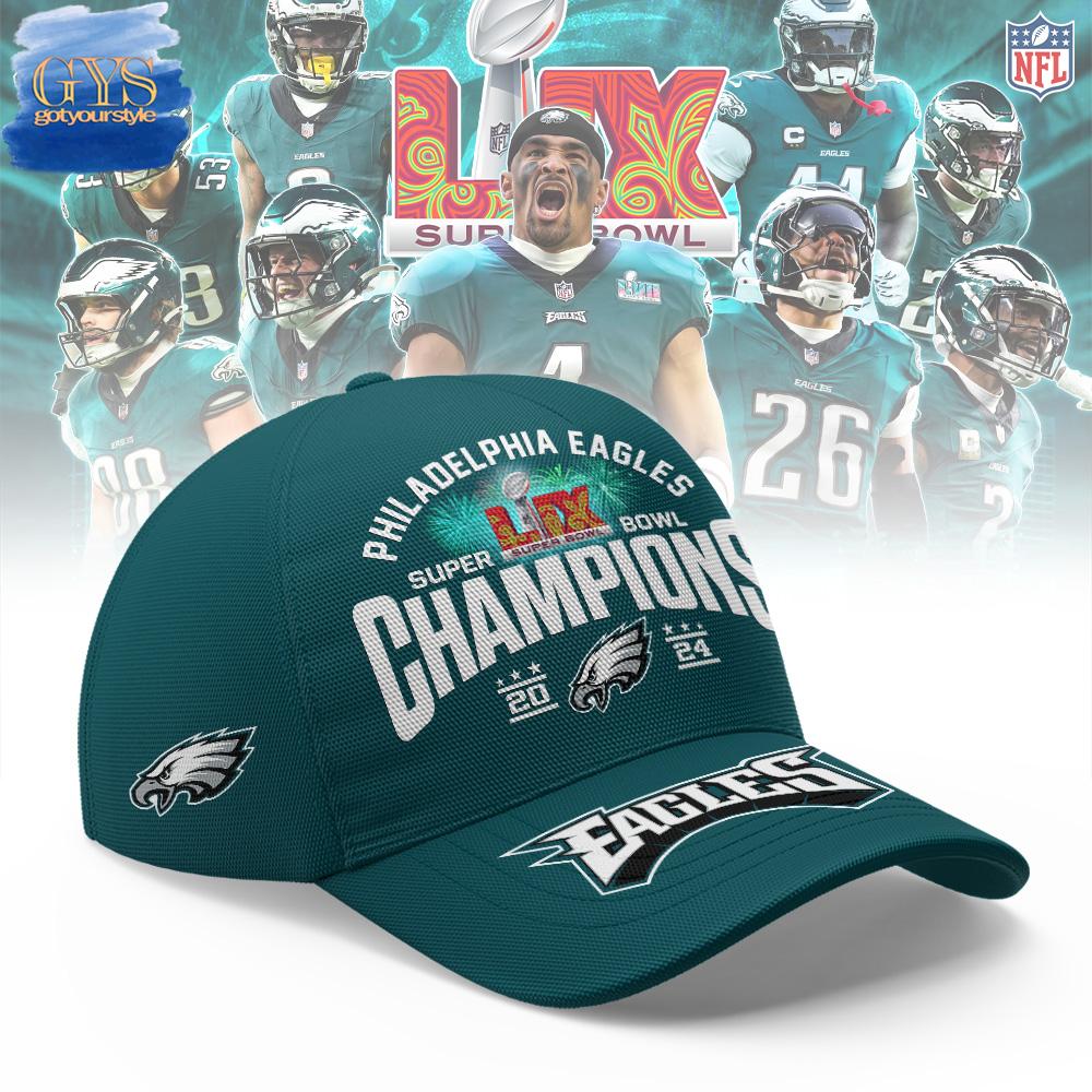 Philadelphia Eagles Champions Super Bowl LIX Special Edition Classic Cap - Famjoys Philadelphia Eagles Champions Super Bowl LIX Special Edition Classic Cap - Famjoys