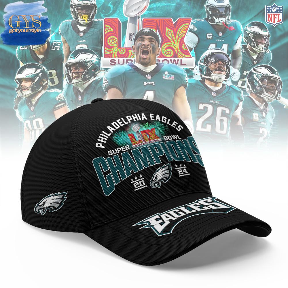 Philadelphia Eagles Champions Super Bowl LIX Special Edition Classic Cap - Famjoys Philadelphia Eagles Champions Super Bowl LIX Special Edition Classic Cap - Famjoys