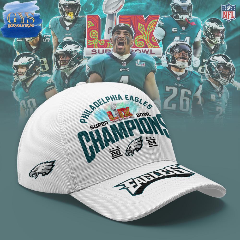 Philadelphia Eagles Champions Super Bowl LIX Special Edition Classic Cap - Famjoys Philadelphia Eagles Champions Super Bowl LIX Special Edition Classic Cap - Famjoys