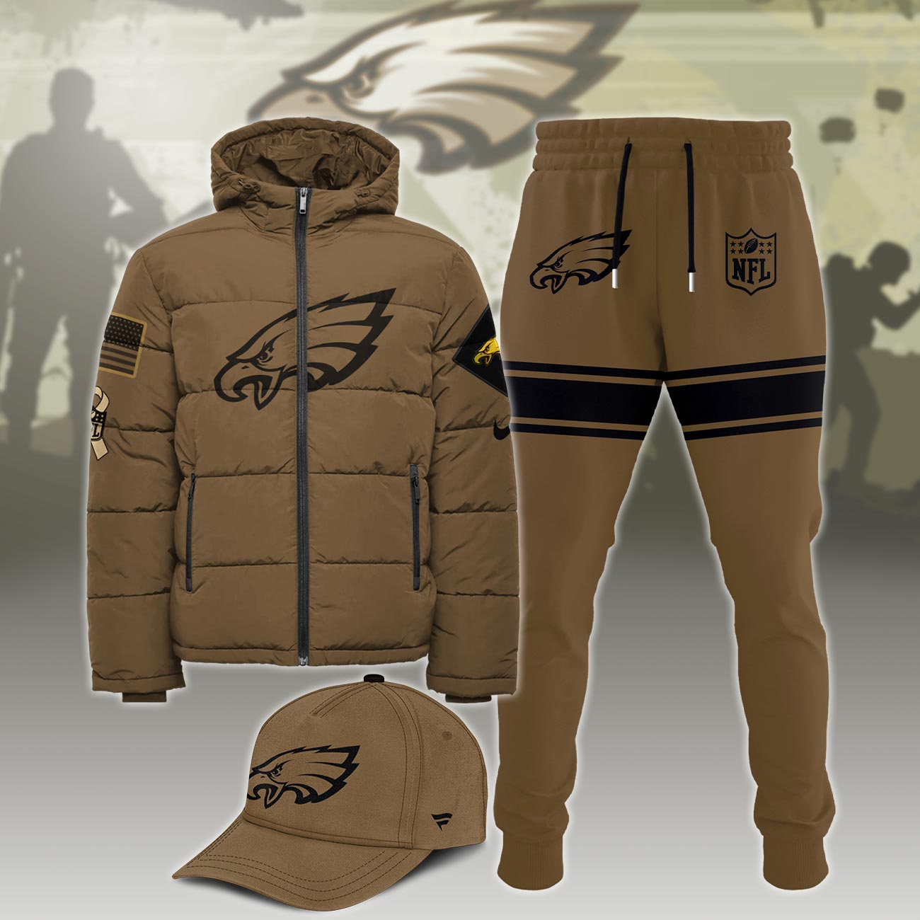 Philadelphia Eagles Down Jacket Limited 01 - Famjoys Philadelphia Eagles Down Jacket Limited 01 - Famjoys